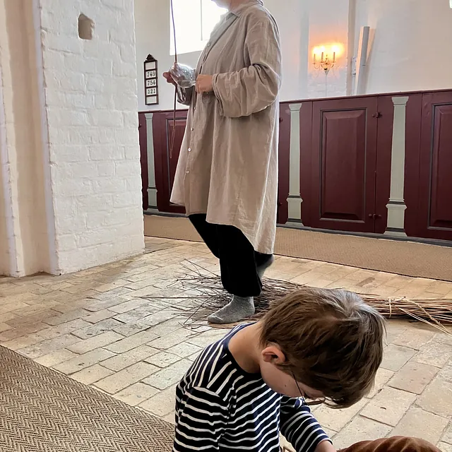 Lydkunst i Fanefjord Kirke, Hanne Raffnsøe spiller på glas